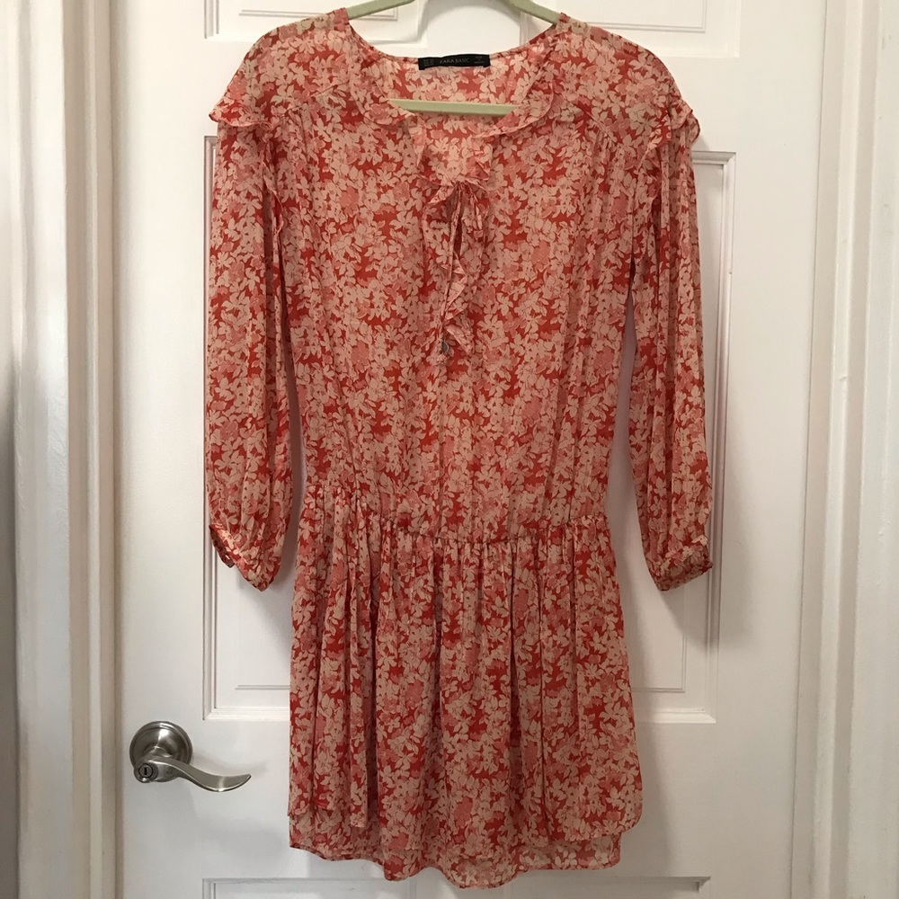 ZARA Flowery Dress
